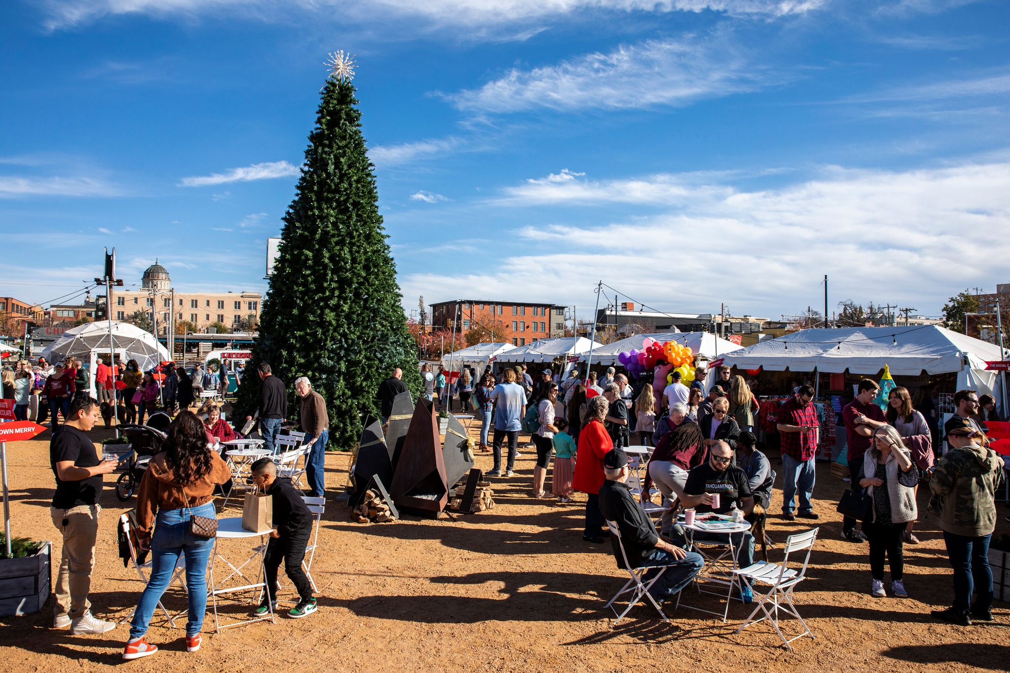 caption:Wrap up those Christmas shopping lists local style with a visit to the Holiday Pop-Up Shops in Oklahoma City's Midtown. Photo courtesy Holiday Pop-Up Shops
