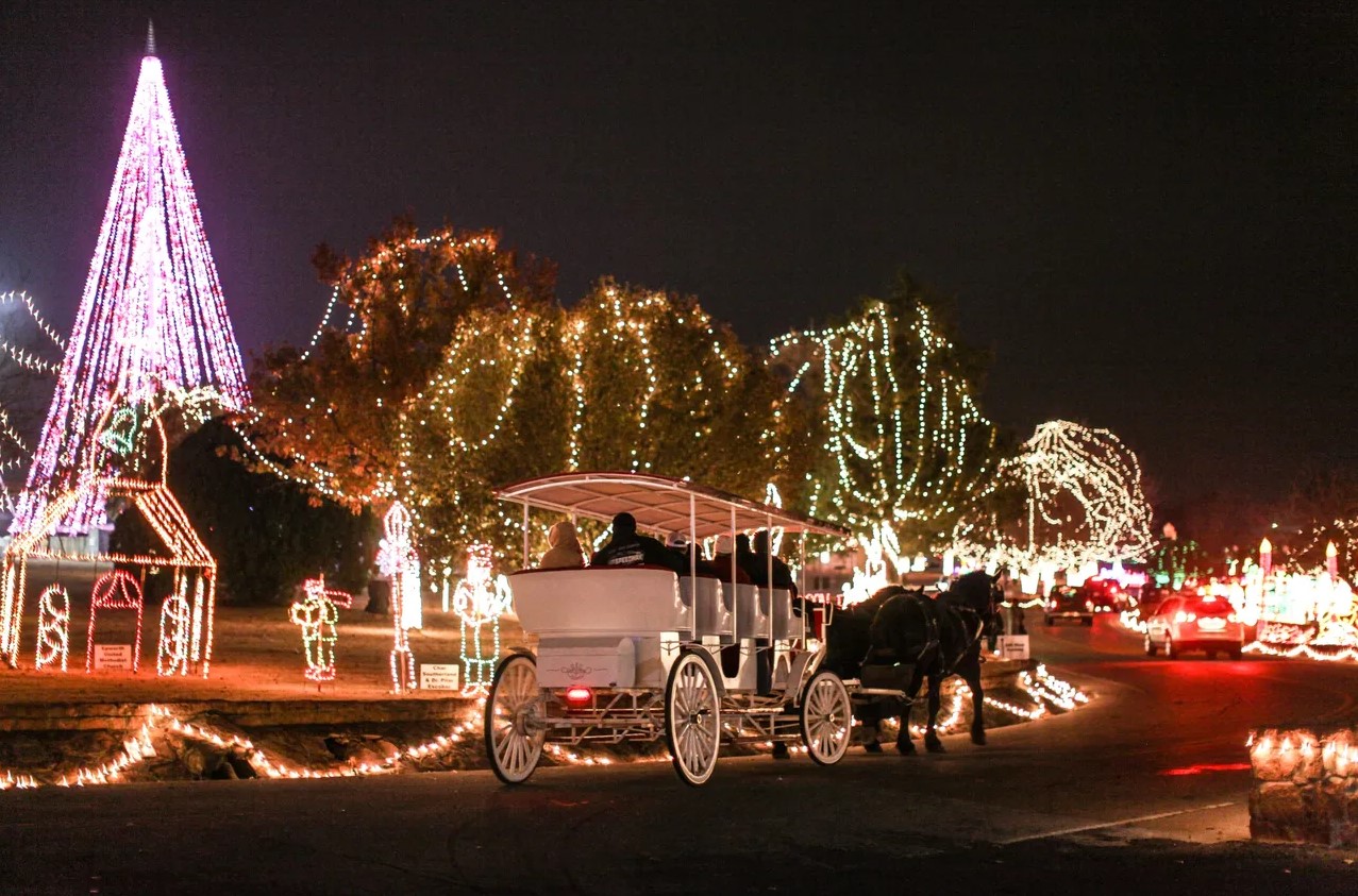 caption:See why some call Chickasha the Christmas capital of Oklahoma with a visit to the Chickasha Festival of Light, a celebration that continues through the end of the month. Photo courtesy Chickasha Festival of Light