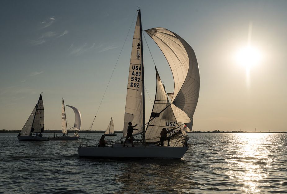 The Oklahoma City Boat Club, which organizes most sailing events at Lake Hefner, was incorporated in 1944. Photo by David Joshua Jennings