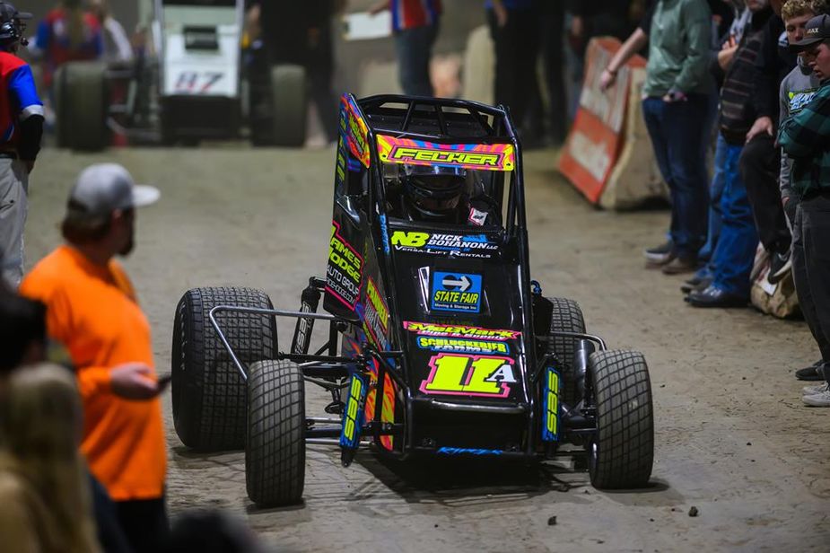 Midget sprint car champions will be crowned this week at the Chili Bowl inside Tulsa Expo Square. Photo courtesy Chili Bowl