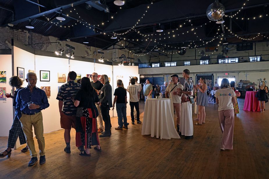 The 12x12 Art Fundraiser in 2024. Photo by VC Torneden