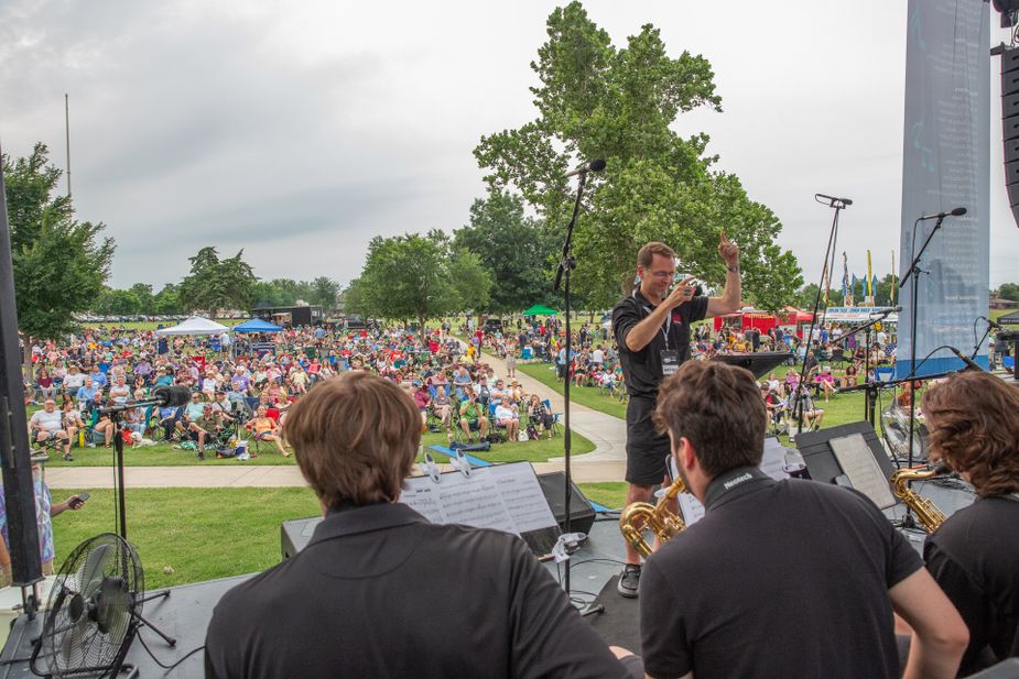 Grab a blanket or lawn chair and settle in for great music during Jazz in June at Norman's Andrews Park. Photo courtesy Shevaun Williams & Associates