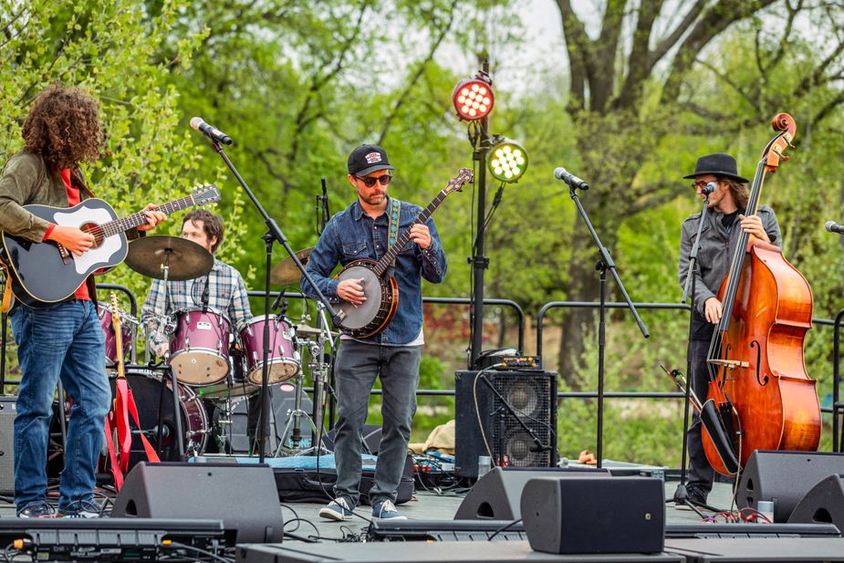 Revel in the pleasure of pizzicato at Tulsa's Gathering Place during Pickin' in the Park. Photo courtesy Gathering Place