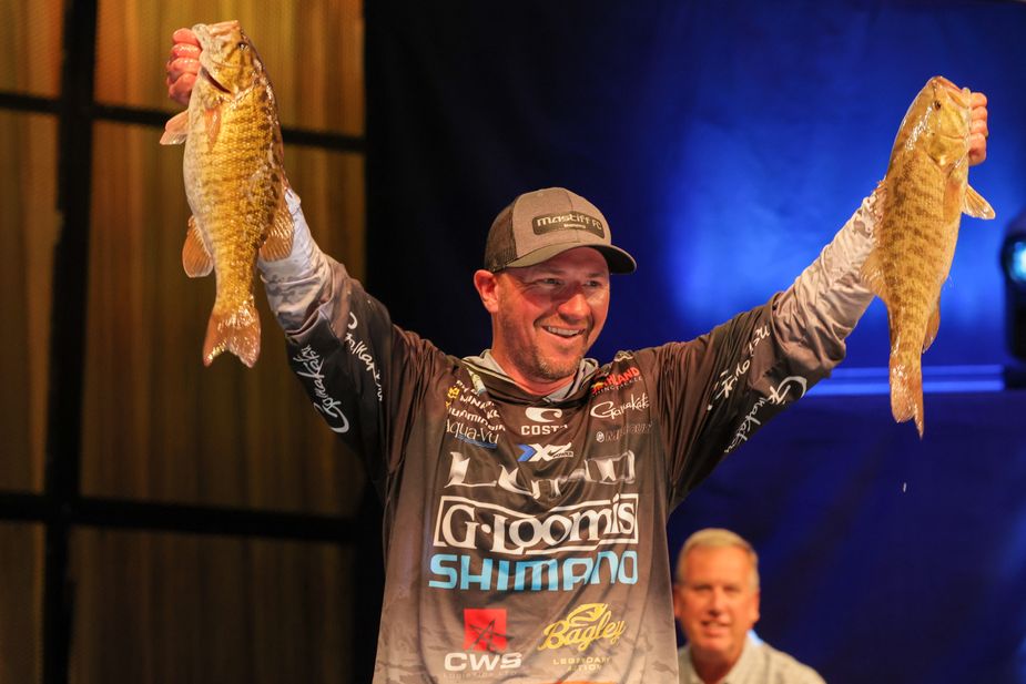 Weight watching takes on a whole new meaning during the free weigh-in events at Tulsa's BOK Center for the Bassmaster Classic. Photo courtesy Seigo Saito / Bassmaster