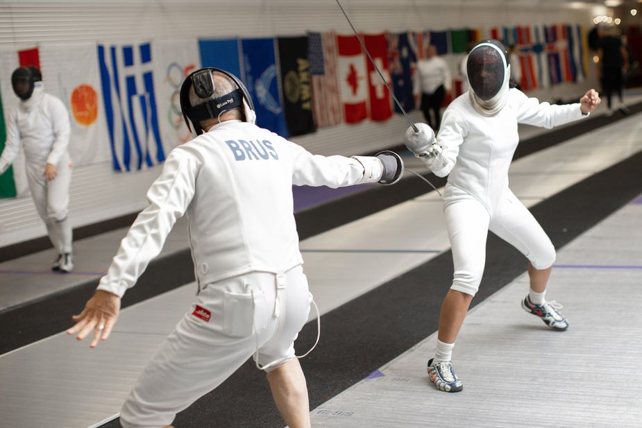 At City of Thunder Fencing Club, introductory classes are $100, private lessons are $30 to $50, and monthly memberships are $120 to $225. Photo by Brent Fuchs