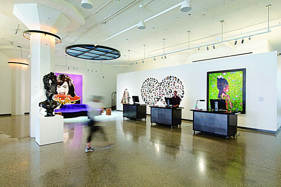 21c Museum Hotel in Oklahoma City. Photo provided by 21c Museum Hotels