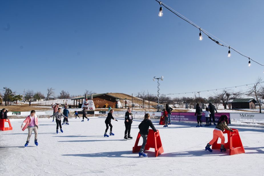 Christmas might be over but the ice rink season is still in swing in Yukon. Photo courtesy Yukon Ice Rink