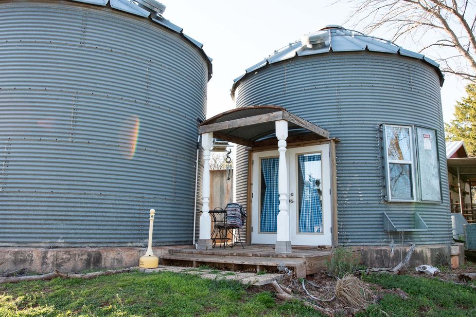 3J Farms rehabbed grain silos into "graindominiums" for weary visitors Photo by Whitney Bryen