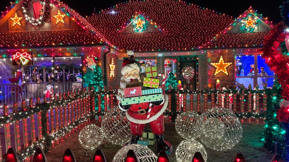 If your holiday spirits need lifting, look no further than the Yulestravaganza that is Kringle's Christmas Land in Jenks. Photo courtesy Kringle's Christmas Land