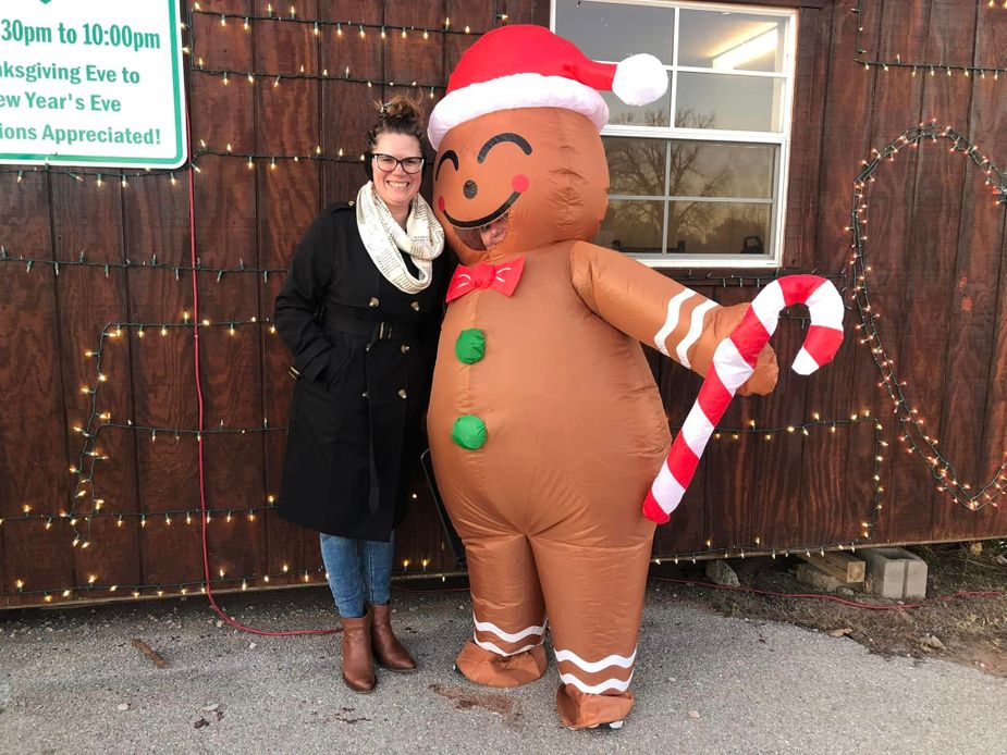 Those who visit Ardmore's Festival of Lights might finally have time to catch up with the Gingerbread Man. Photo courtesy Ardmore Festival of Lights