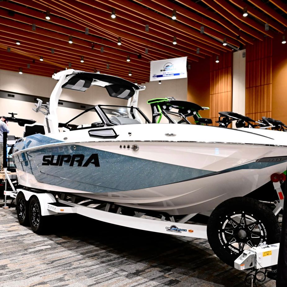 Guests at the Oklahoma Boat Expo in Tulsa just might find their next nautical love. Photo courtesy Oklahoma Boat Expo