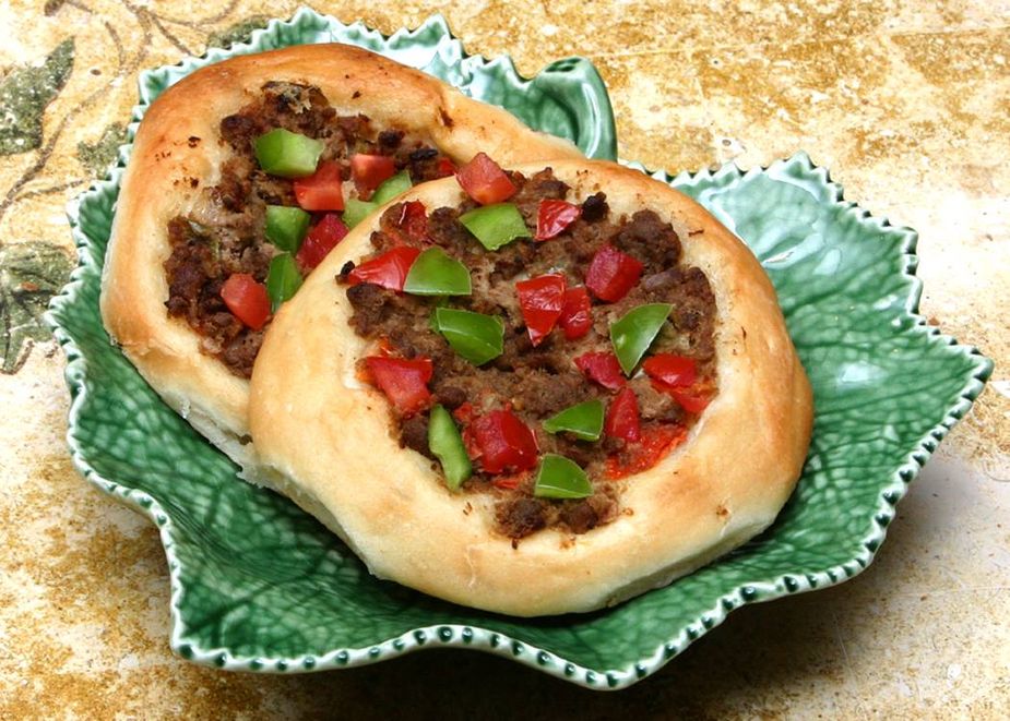 Stuffed meat pies—also known as sfeeha—join the ranks of other famous delicacies like cabbage rolls and baklava at the St. Elijah Mediterranean Food Festival in Oklahoma City. Photo courtesy St. Elijah Mediterranean Food Festival