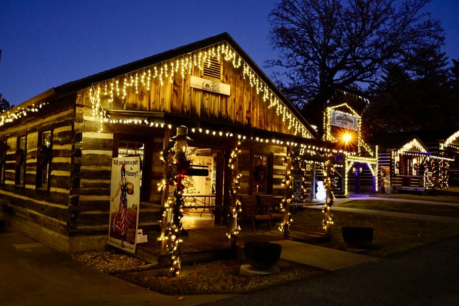 The North Pole is a long way away, but fortunately you can visit with Santa at the Har-Ber Village in Grove during the Santa's Ozark Mountain Village event. Photo courtesy Santa's Ozark Mountain Village