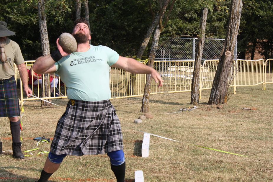 Bagpipes, tests of strength, men in kilts, and all sorts of Scottish cultural flare make the Stirling Classic Scottish Festival in Yukon a memorable weekend. Photo courtesy Stirling Classic Scottish Festival