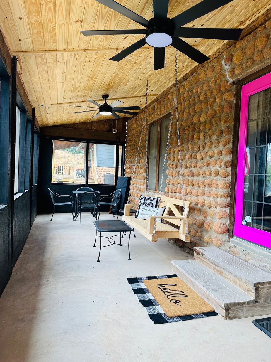 The front porch at Isn't She Lovely. Photo courtesy Lisa Anshutz