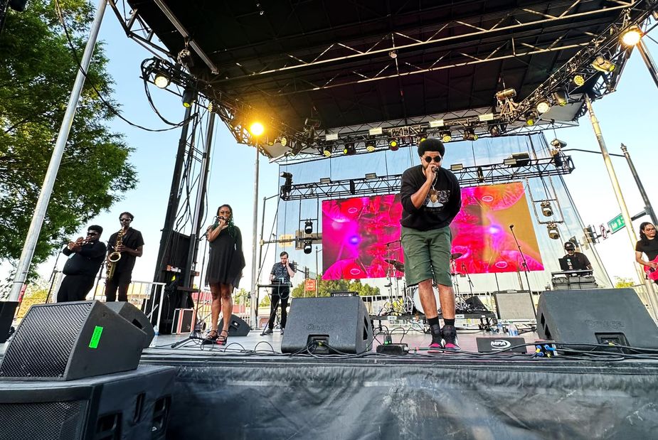 Nationally touring and beloved local music artists—including Original Flow, pictured—will take over downtown Norman during the annual Norman Music Festival April 23-25. Photo courtesy Norman Music Festival