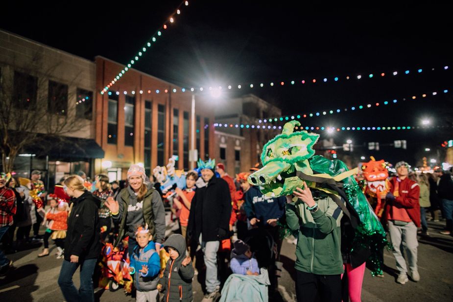 Revel in the fun community spirit of the Norman Mardi Gras Parade this Saturday. This year's theme is Intergalactic Love Train. Photo courtesy Norman Mardi Gras