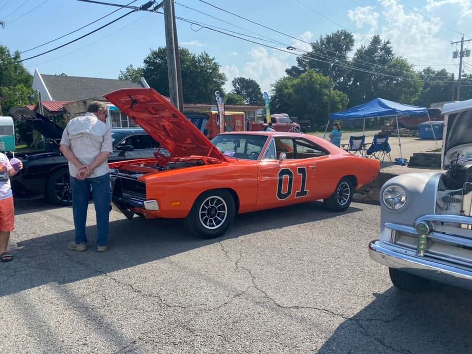 Classic cars, live music, a pickle chugging contest, and more fun make the Relics & Rods Car Show in Wilburton a great summer day out in southeast Oklahoma. Photo courtesy Relics & Rods Car Show
