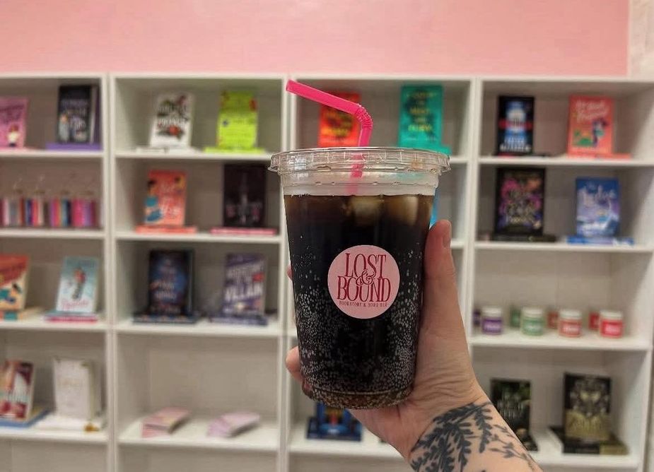 One of the best parts of visiting Lost & Bound is taking advantage of their custom soda bar, which allows guests to mix and match flavor syrups, fresh fruit, and even add edible glitter. Photo courtesy Lost & Bound