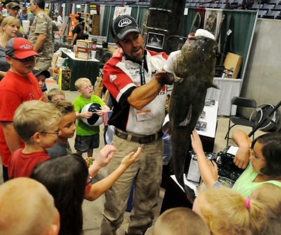 Fishing and hunting demonstrations along with more than a hundred vendor booths make the Oklahoma Tackle, Hunting, and Boat Show at Grove's Wolf Creek Expo Center a must-visit for outdoor enthusiasts. Photo courtesy Montgomery Productions