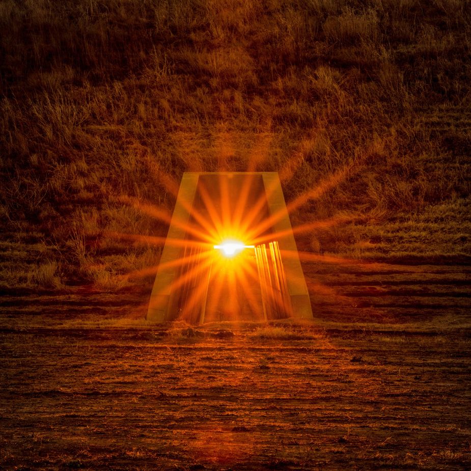 RSVP for your spot at the Winter Solstice viewing at First Americans Museum in Oklahoma City. The shimmering light through the FAM Mound is a must-see seasonal treat. Photo courtesy First Americans Museum