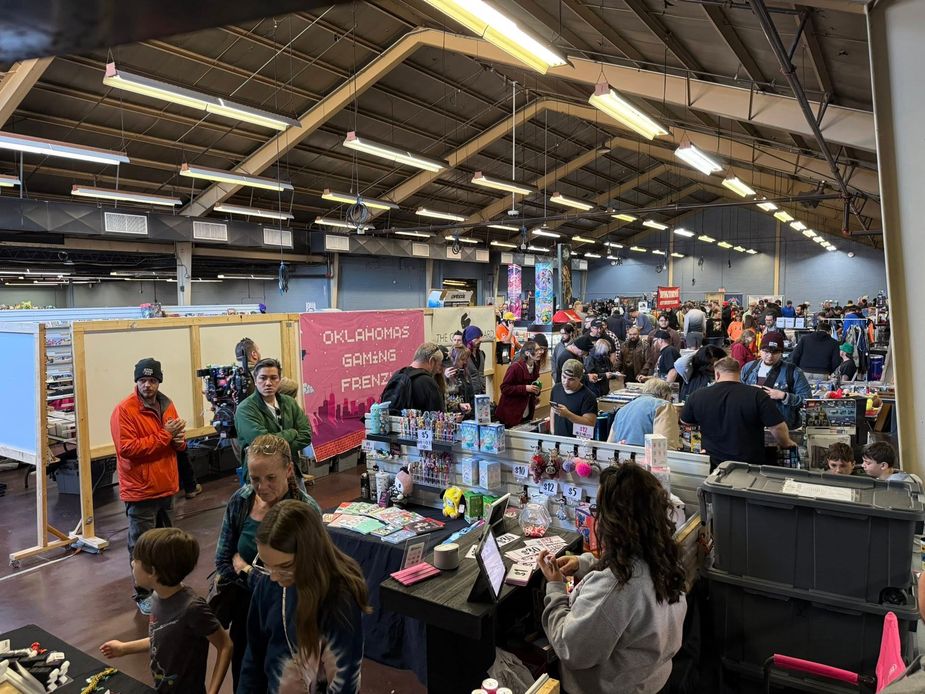 Shop for games and merch, meet celebrities, and mingle with fellow gamers during Saturday's Oklahoma's Gaming Frenzy at Tulsa Expo Square. Photo courtesy Oklahoma's Gaming Frenzy
