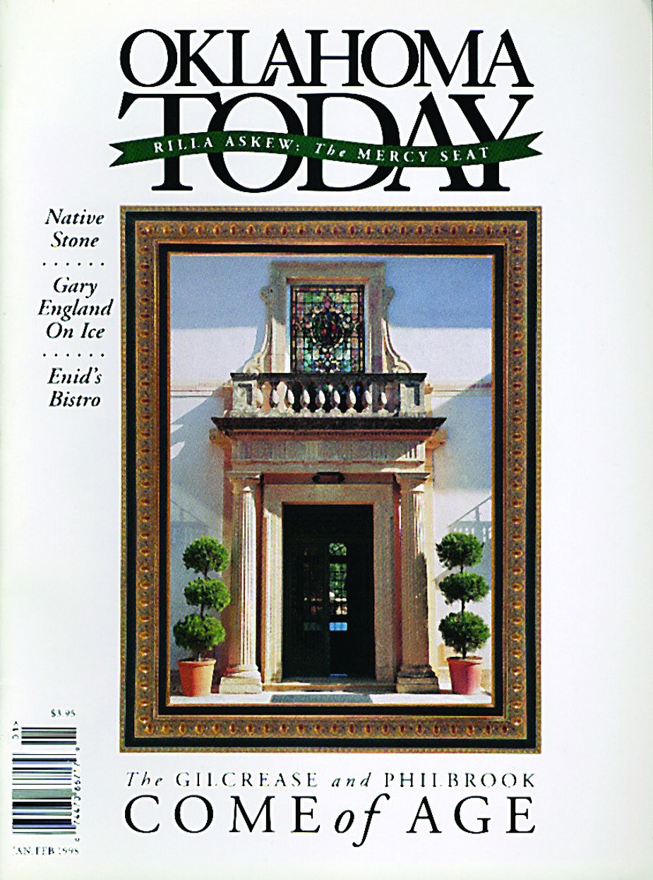 Louisa McCune’s first issue of *Oklahoma Today*, the January/February 1998 edition 