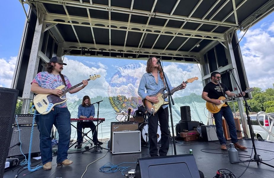 Oklahoma blues and rock artist Matthew Scott and his band are among the scheduled performers at this year's Rockin' the Park music festival in Medicine Park. Photo courtesy Matthew Scott