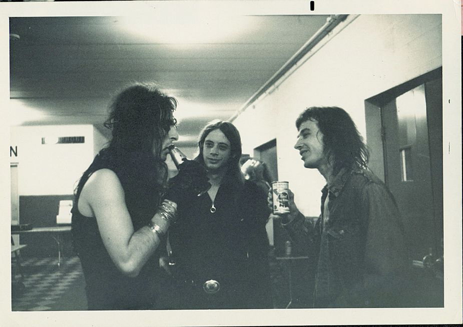 Alice Cooper, David Teegarden, and Skip Knape. Photo courtesy David Teegarden Collection