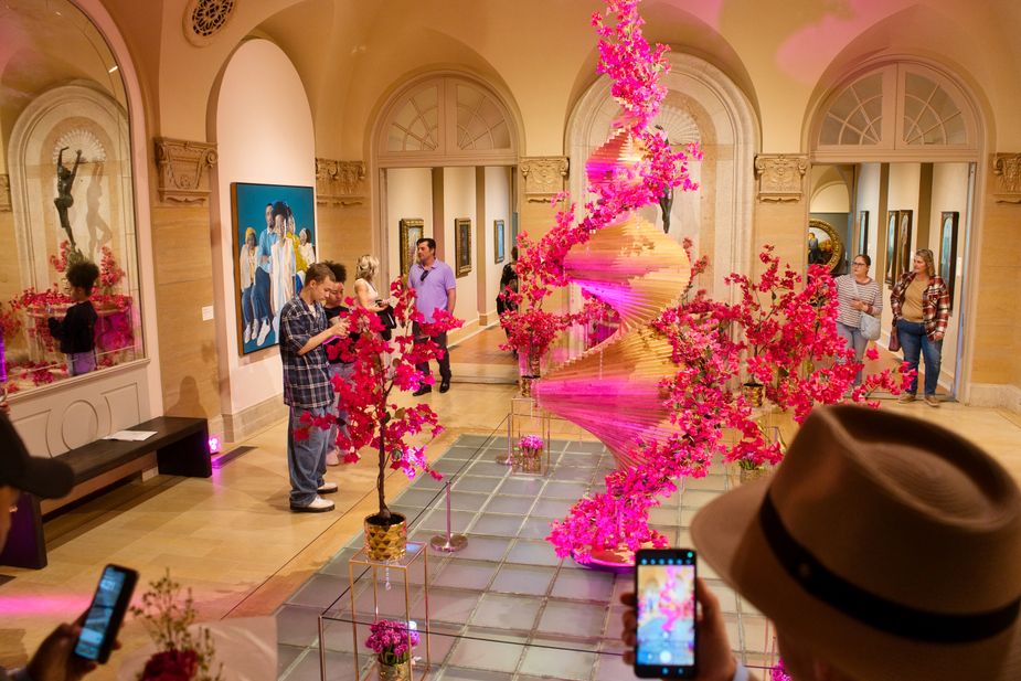 Tulsa's Philbook Museum of Art will be even more colorful than usual when elaborate floral sculptures move into the space for the annual Art in Bloom event. Photo courtesy Philbrook Museum of Art
