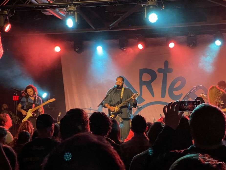 Bartees Strange at Beer City Music Hall. Photo by Nathan Gunter