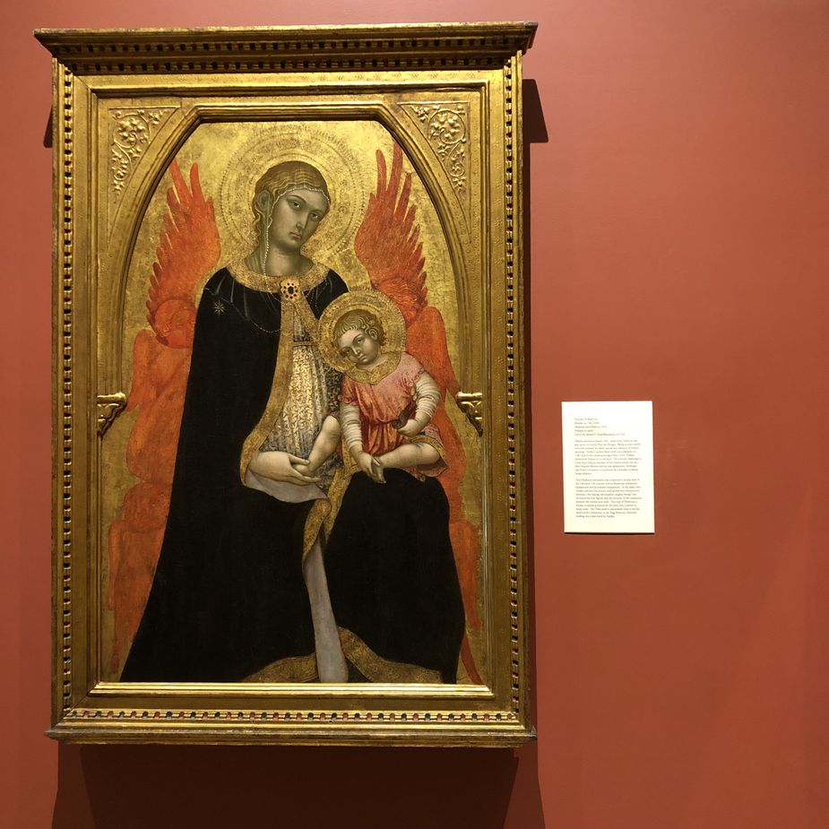 *Madonna and Child ca. 1410* by Taddeo di Bartolo. Photo by Nathan Gunter
