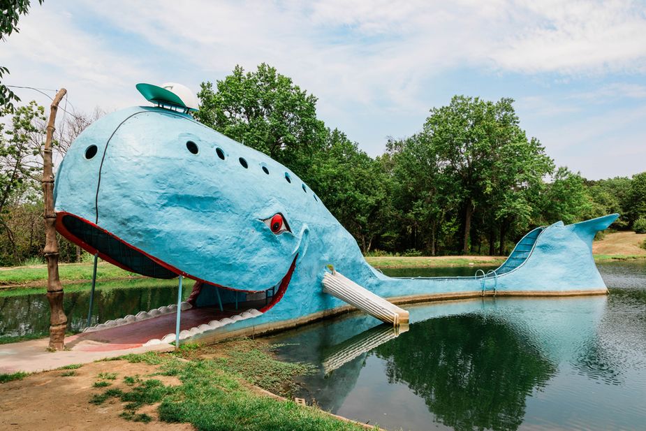 The Blue Whale of Catoosa. Photo by Saxon Smith