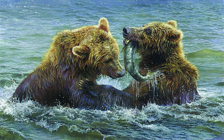 Bonnie Marris, "The Takeaway," oil
