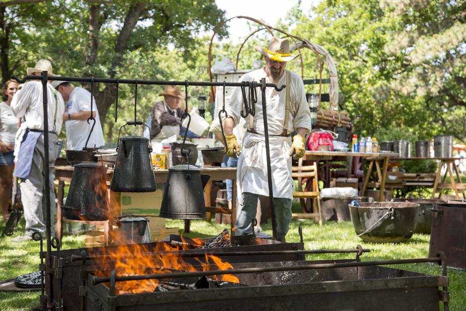 The annual Chuck Wagon Festival has been taking place every spring for 35 years. Photo by Lori Duckworth