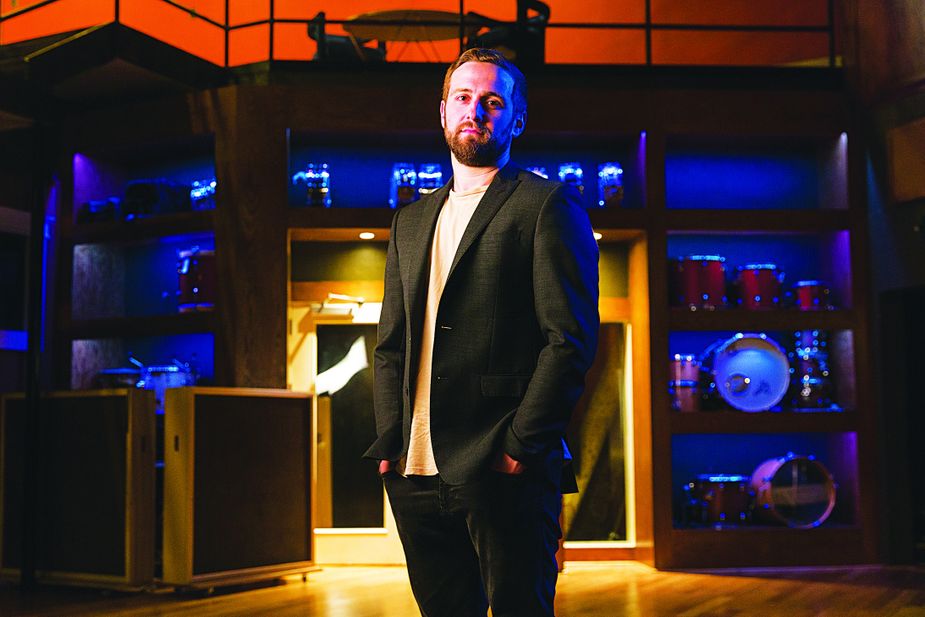 In addition to recording services, Starks and his team also help independent artists learn how to market themselves better. Photo by Brent Fuchs