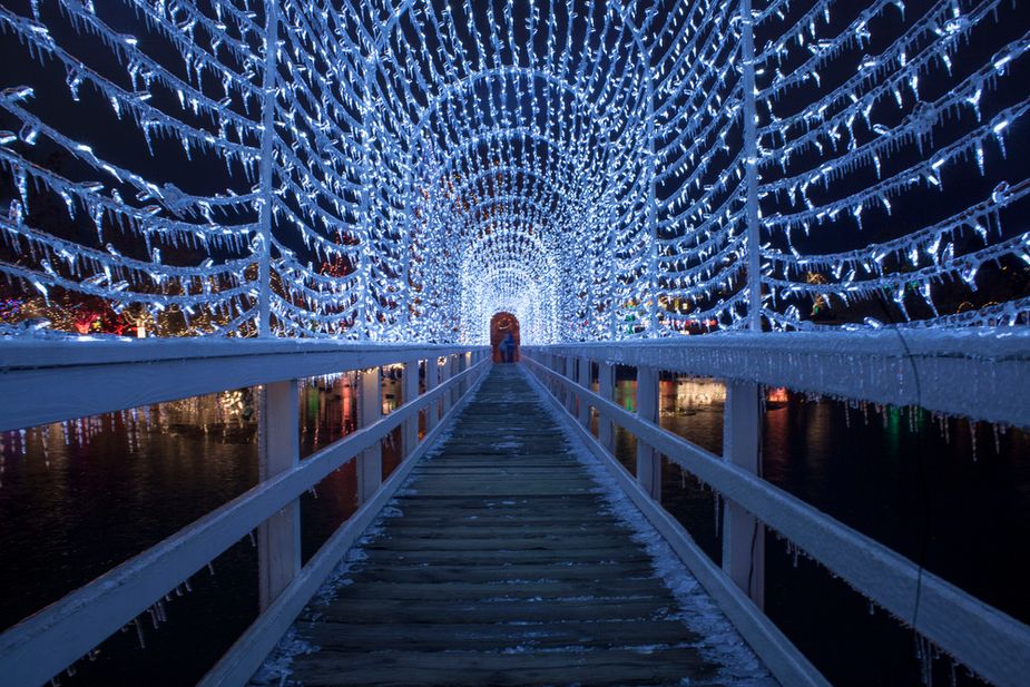 Get a jump start on the holidays the weekend before Thanksgiving at Chickasha Festival of Light. Photo by Lori Duckworth / Oklahoma Tourism