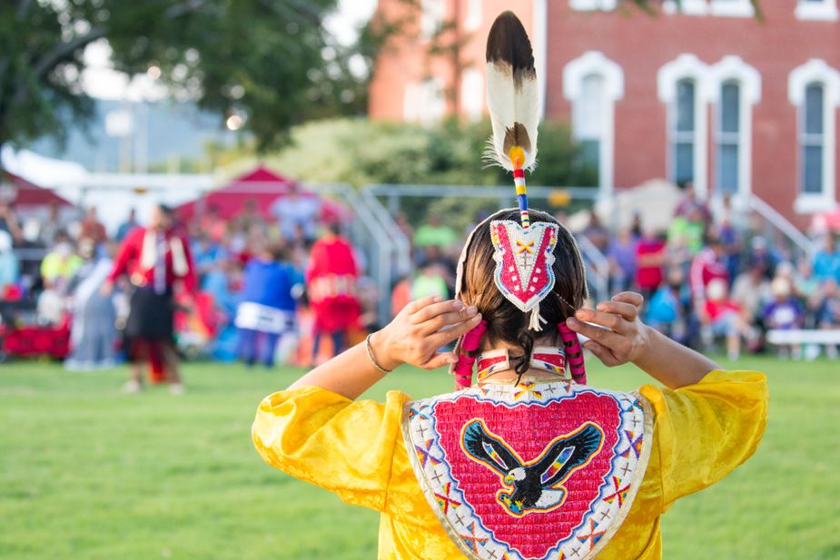 The Choctaw Nation Labor Day Festival is an annual tradition in Tuskahoma, featuring traditional games, dancing, storytelling, art and food vendors, and much more. Photo by Lori Duckworth / Oklahoma Tourism