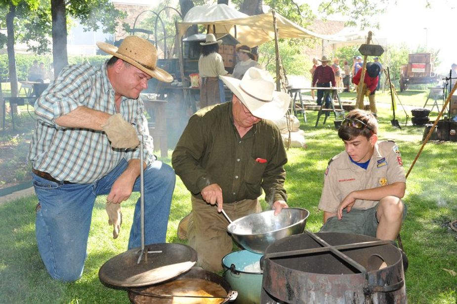 Learn what our ancestors ate before curbside pick-up was available at the annual Chuck Wagon Festival in Oklahoma City. Photo courtesy National Cowboy & Western Heritage Museum