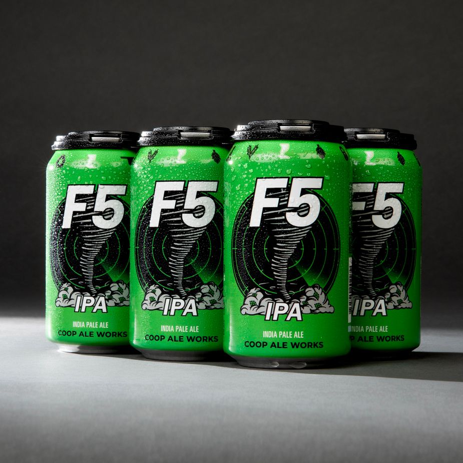 COOP Ale Works celebrated its fifteen year anniversary by updating the can design of its iconic F5 IPA. They'll continue the festivities during their anniversary party this Sunday in Oklahoma City. Photo courtesy COOP Ale Works