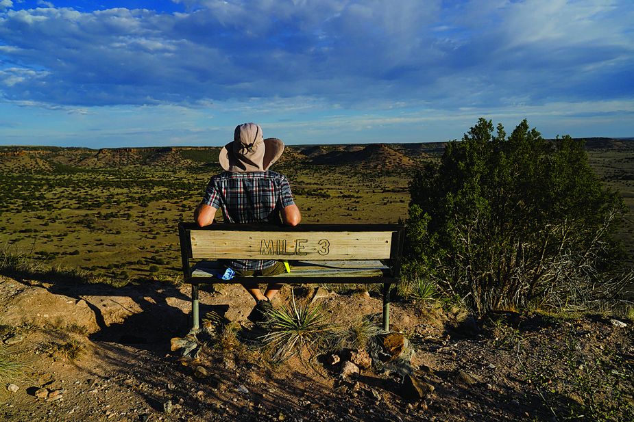 The expansive views at Black Mesa make the 8.4-mile round-trip trek to the top worth the effort. Photo by Laci Schwoegler/Retrospec Films