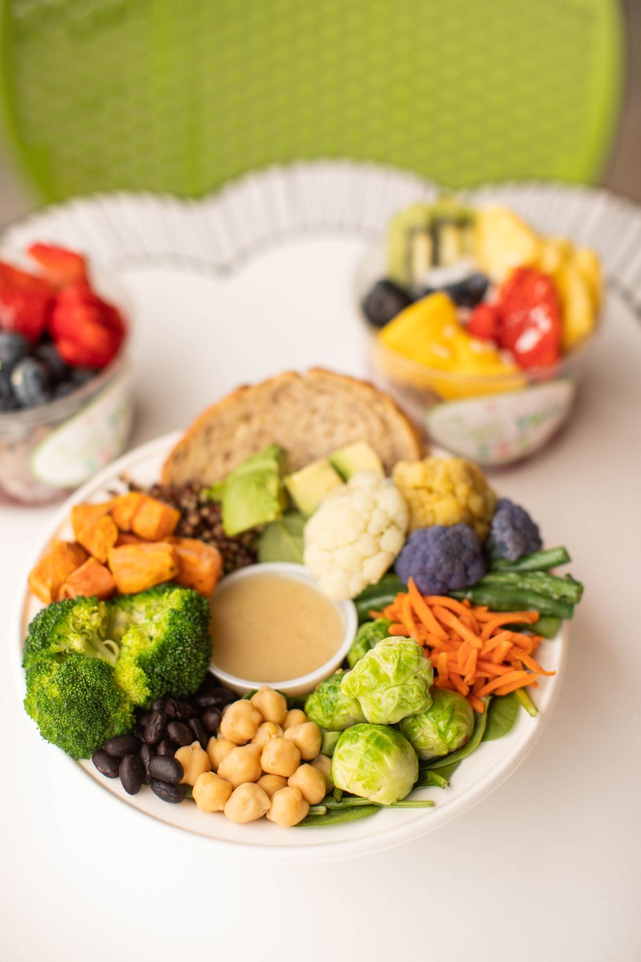 The Buddha Bowl at Café Yum in Tulsa pairs an assortment of vegetables, quinoa, beans, and chickpeas with a sensible dousing of champagne vinaigrette. Photo by Valerie Wei-Haas