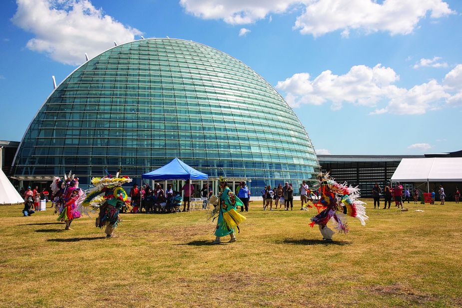 The grand opening of the First Americans Museum. Photo by Lori Duckworth