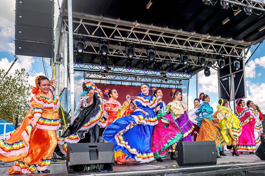 Great food, toe-tapping tunes, and colorful dancers make Oklahoma City's Fiestas Patrios a can't-miss event. Photo courtesy Oklahoma City Community College