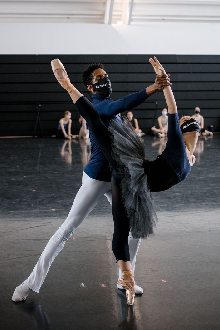 Studio rehearsals for "The Firebird" Photo by Kate Luber