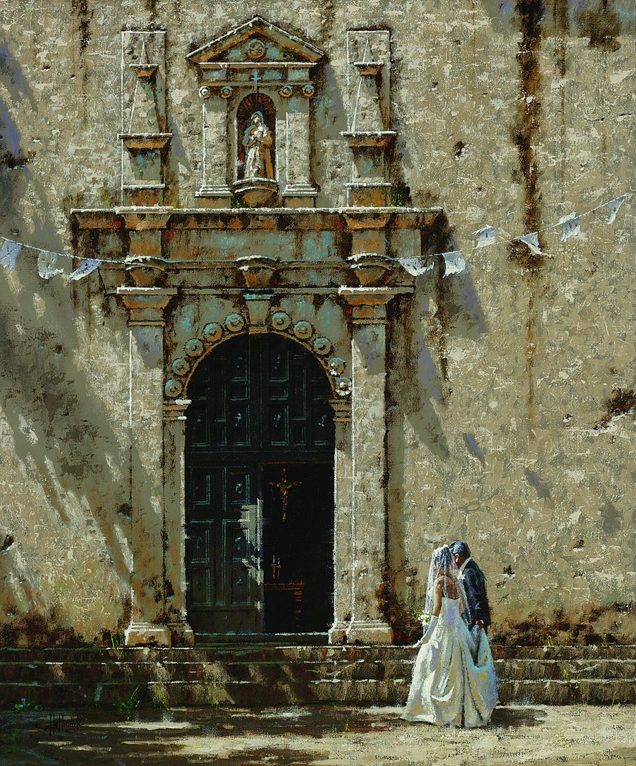 George Hallmark, "A Father’s Gift," oil on linen