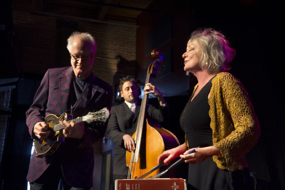 Gypsy jazz and Americana trio Harmonious Wail brings its raucous show to Chickasha's University of Science & Arts of Oklahoma. Photo by Nick Berard