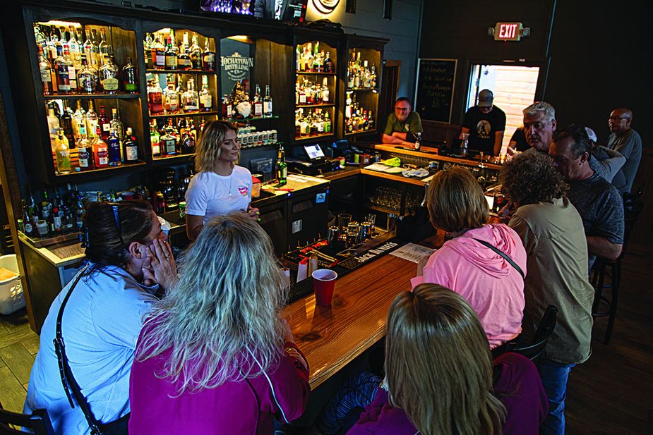 Along with a full bar, The Tasting Room often features live music and games. Photo by Lori Duckworth