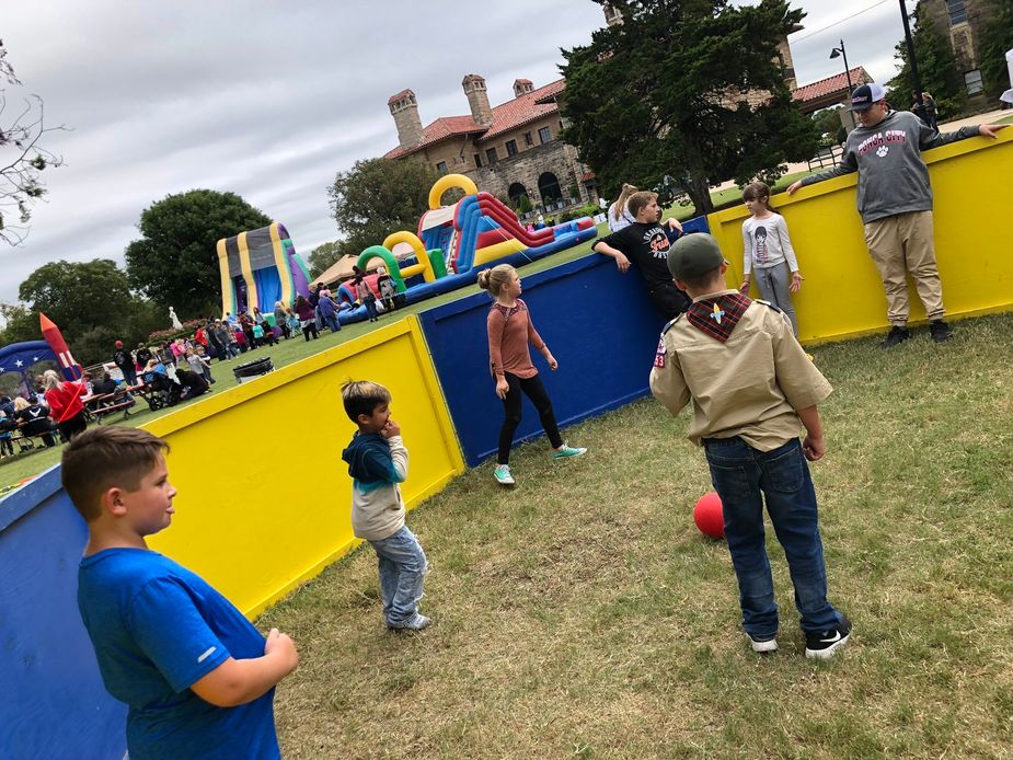 Fall revelers of all ages will enjoy the expansive grounds of the Marland Mansion during Ponca City Oktoberfest. Photo courtesy Ponca City Oktoberfest