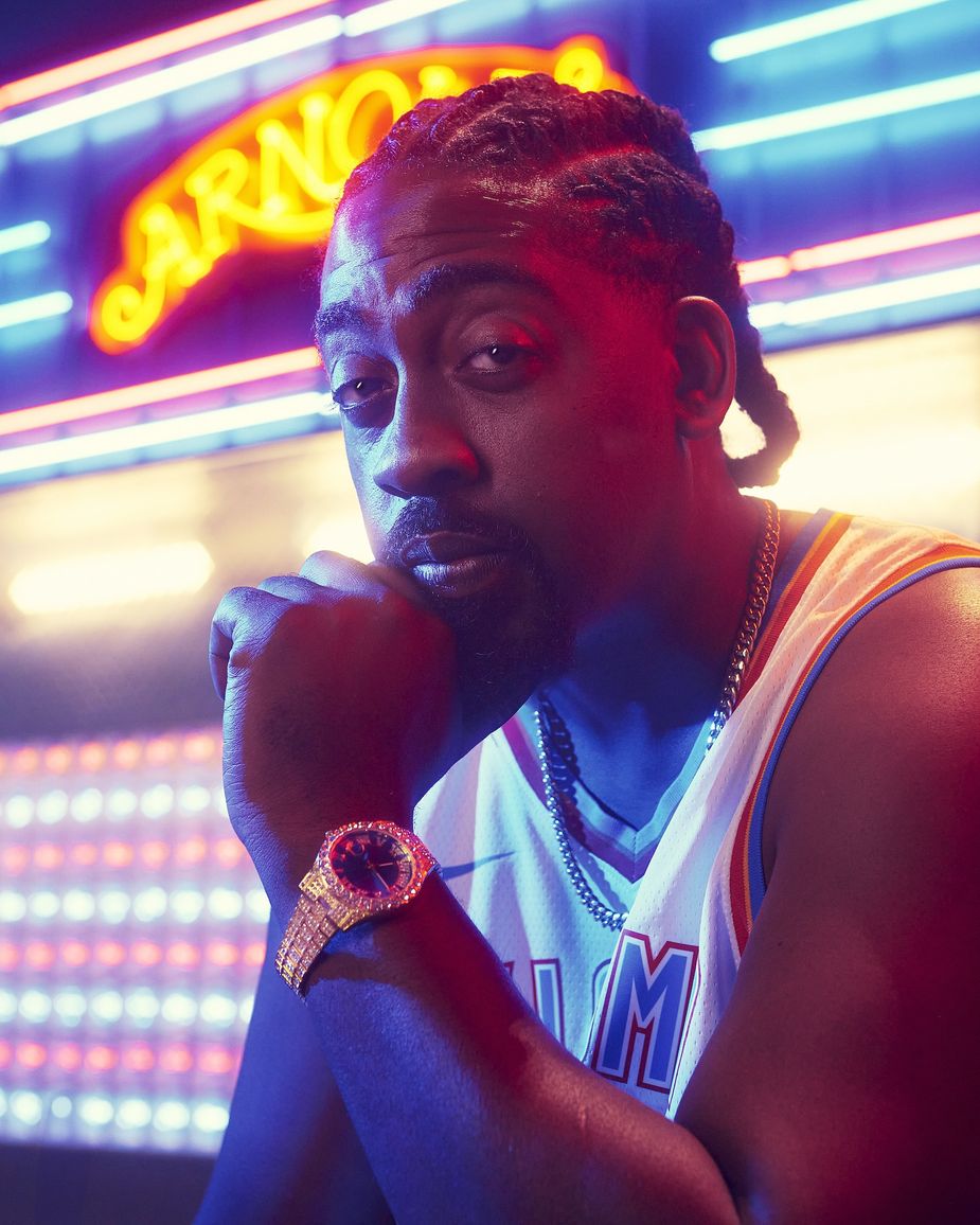 Arnold’s Old Fashioned Hamburgers is among J Crews’ favorite Tulsa spots to grab a burger, so that is where Oklahoma Today contributor Jackson Adair photographed him this spring. Photo by Jackson Adair